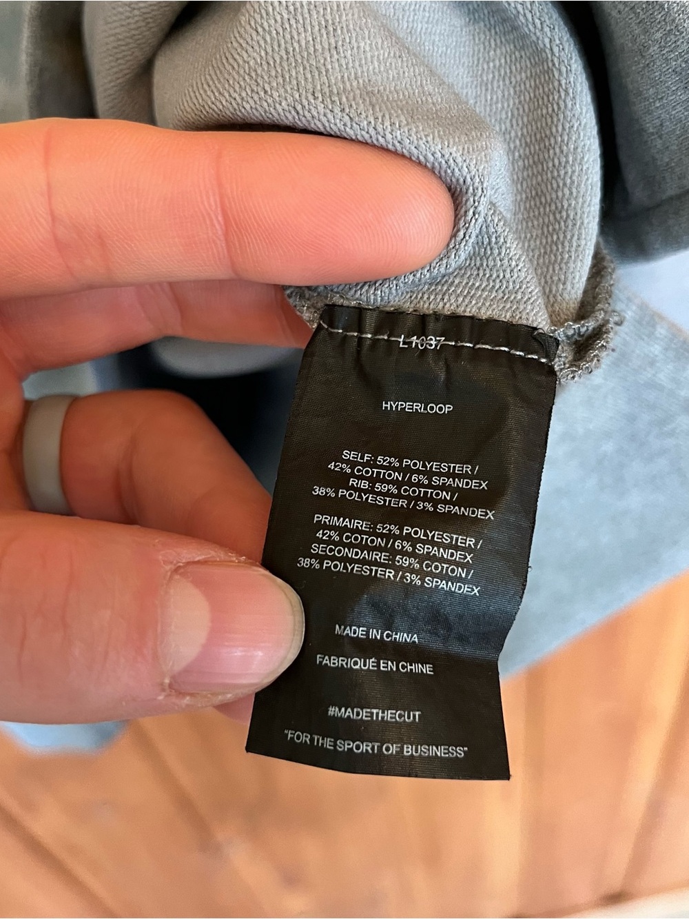 Cuts Clothing Gray Hyperloop Pullover Split-Hem - Picture 5 of 7